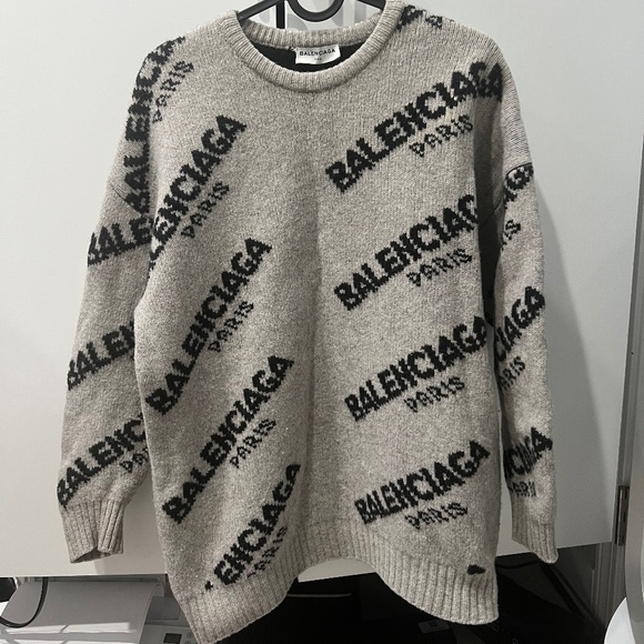 Balenciaga Sweaters - Balenciaga spiral sweater